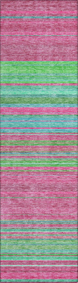 Piper Looms Chantille Stripes ACN979 Blush Machine Washable Area Rug Runner Main Image