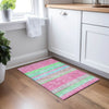 Piper Looms Chantille Stripes ACN979 Blush Machine Washable Area Rug Scatter Lifestyle Image Feature