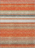 Piper Looms Chantille Stripes ACN979 Coral Machine Washable Area Rug main image