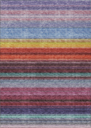 Piper Looms Chantille Stripes ACN979 Lavender Machine Washable Area Rug main image