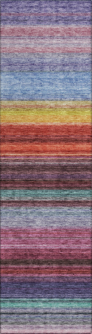 Piper Looms Chantille Stripes ACN979 Lavender Machine Washable Area Rug Runner Main Image