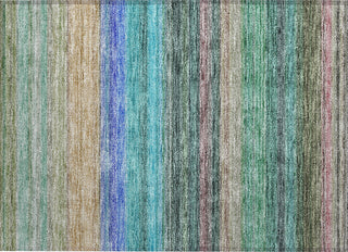 Piper Looms Chantille Stripes ACN979 Sage Machine Washable Area Rug Scatter Main Image