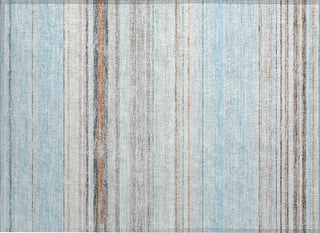 Piper Looms Chantille Stripes ACN979 Sky Machine Washable Area Rug Scatter Main Image