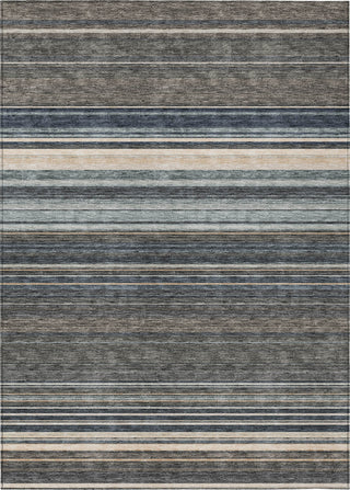 Piper Looms Chantille Stripes ACN979 Taupe Machine Washable Area Rug main image