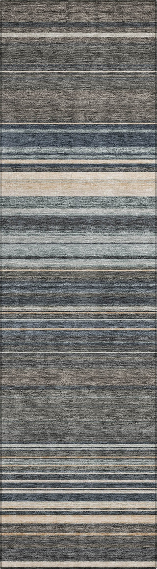 Piper Looms Chantille Stripes ACN979 Taupe Machine Washable Area Rug Runner Main Image