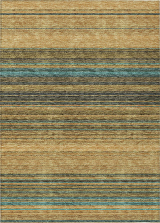 Piper Looms Chantille Stripes ACN979 Wheat Machine Washable Area Rug main image