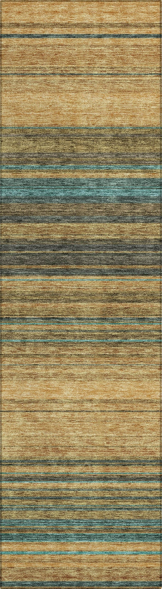 Piper Looms Chantille Stripes ACN979 Wheat Machine Washable Area Rug Runner Main Image