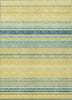 Piper Looms Chantille Stripes ACN979 Yellow Machine Washable Area Rug main image
