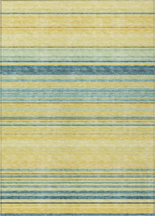 Piper Looms Chantille Stripes ACN979 Yellow Machine Washable Area Rug main image