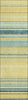 Piper Looms Chantille Stripes ACN979 Yellow Machine Washable Area Rug Runner Main Image