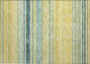 Piper Looms Chantille Stripes ACN979 Yellow Machine Washable Area Rug Scatter Main Image
