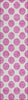 Piper Looms Chantille Circles ACN980 Blush Machine Washable Area Rug Runner Main Image