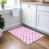 Piper Looms Chantille Circles ACN980 Blush Machine Washable Area Rug Scatter Lifestyle Image Feature