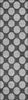 Piper Looms Chantille Circles ACN980 Charcoal Machine Washable Area Rug Runner Main Image
