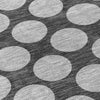 Piper Looms Chantille Circles ACN980 Charcoal Machine Washable Area Rug Swatch Image