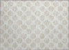 Piper Looms Chantille Circles ACN980 Ivory Machine Washable Area Rug Scatter Main Image