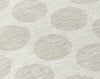 Piper Looms Chantille Circles ACN980 Ivory Machine Washable Area Rug Swatch Image