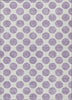 Piper Looms Chantille Circles ACN980 Lavender Machine Washable Area Rug main image