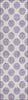 Piper Looms Chantille Circles ACN980 Lavender Machine Washable Area Rug Runner Main Image