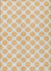 Piper Looms Chantille Circles ACN980 Peach Machine Washable Area Rug main image