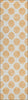 Piper Looms Chantille Circles ACN980 Peach Machine Washable Area Rug Runner Main Image