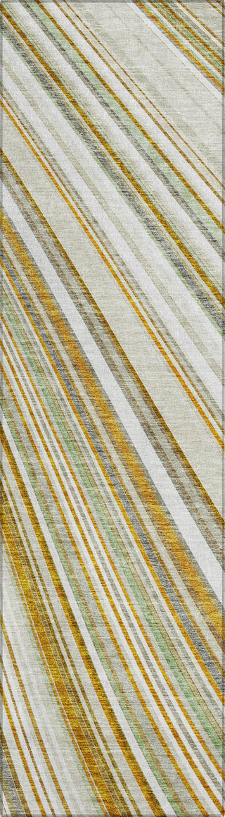 Piper Looms Chantille Stripes ACN981 Linen Machine Washable Area Rug Runner Main Image