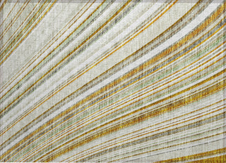 Piper Looms Chantille Stripes ACN981 Linen Machine Washable Area Rug Scatter Main Image