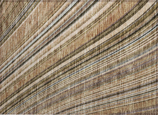 Piper Looms Chantille Stripes ACN981 Taupe Machine Washable Area Rug Scatter Main Image