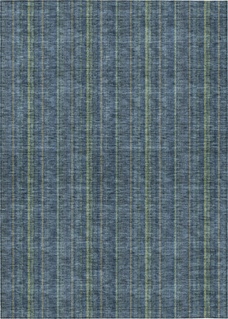 Piper Looms Chantille Stripes ACN982 Blue Machine Washable Area Rug main image