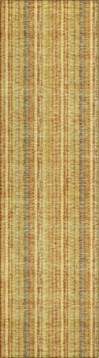 Piper Looms Chantille Stripes ACN982 Honey Machine Washable Area Rug Runner Main Image