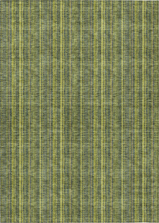 Piper Looms Chantille Stripes ACN982 Olive Machine Washable Area Rug main image