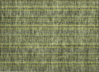 Piper Looms Chantille Stripes ACN982 Olive Machine Washable Area Rug Scatter Main Image