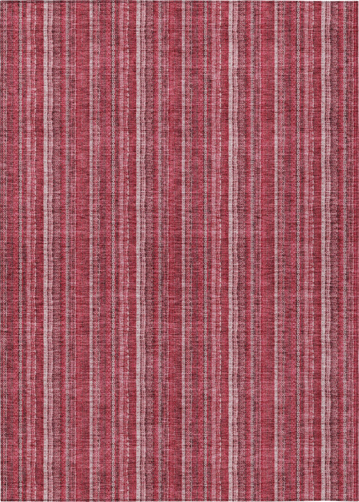 Piper Looms Chantille Stripes ACN982 Pink Machine Washable Area Rug main image