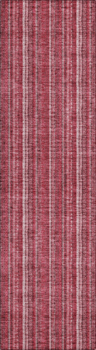 Piper Looms Chantille Stripes ACN982 Pink Machine Washable Area Rug Runner Main Image