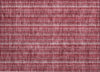 Piper Looms Chantille Stripes ACN982 Pink Machine Washable Area Rug Scatter Main Image