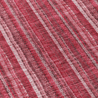 Piper Looms Chantille Stripes ACN982 Pink Machine Washable Area Rug Swatch Image
