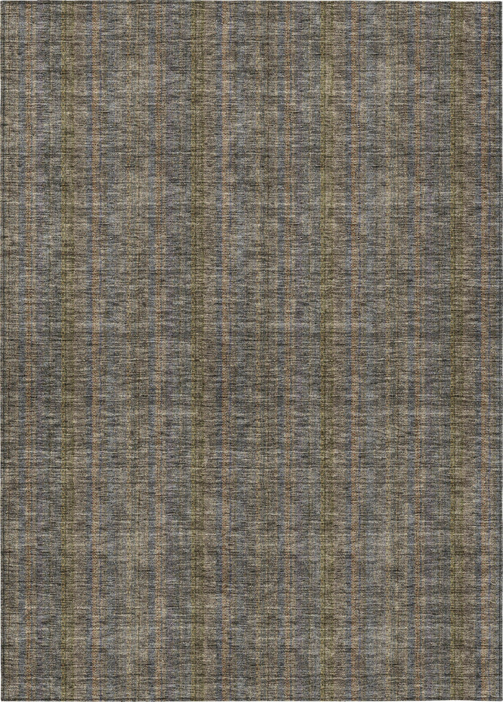Piper Looms Chantille Stripes ACN982 Taupe Machine Washable Area Rug main image