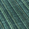 Piper Looms Chantille Stripes ACN982 Teal Machine Washable Area Rug Swatch Image