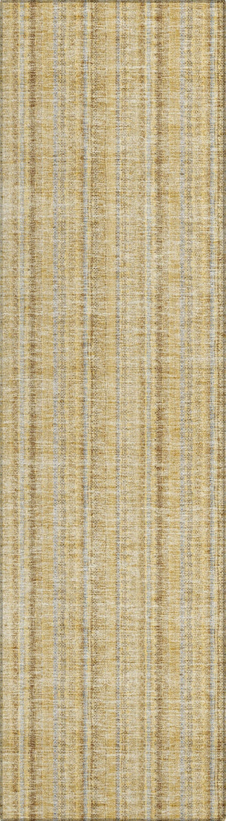 Piper Looms Chantille Stripes ACN982 Wheat Machine Washable Area Rug Runner Main Image