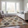 Piper Looms Chantille Southwest ACN983 Beige Machine Washable Area Rug Lifestyle Image Feature
