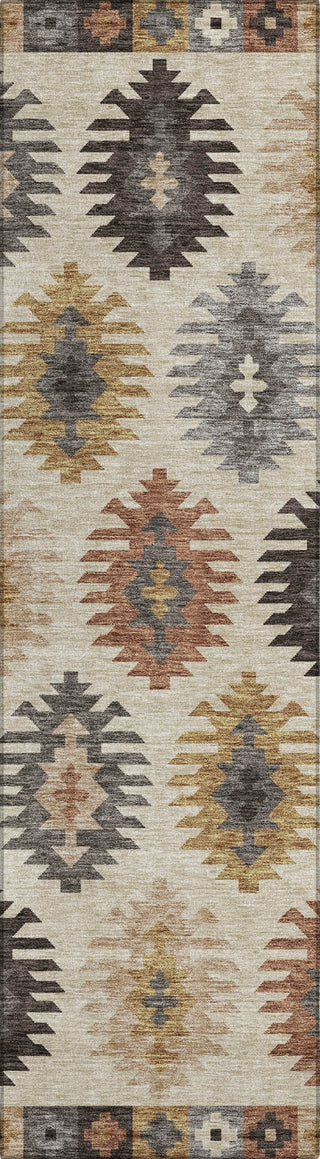 Piper Looms Chantille Southwest ACN983 Beige Machine Washable Area Rug Runner Main Image