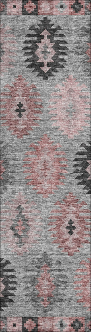 Piper Looms Chantille Southwest ACN983 Gray Machine Washable Area Rug Runner Main Image
