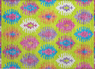 Piper Looms Chantille Southwest ACN983 Lime Machine Washable Area Rug Scatter Main Image