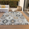 Piper Looms Chantille Southwest ACN983 Silver Machine Washable Area Rug Outdoor Lifestyle Image Feature