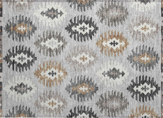 Piper Looms Chantille Southwest ACN983 Silver Machine Washable Area Rug Scatter Main Image