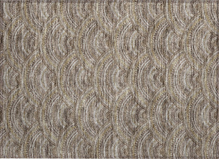 Piper Looms Chantille Circles ACN984 Brown Machine Washable Area Rug Scatter Main Image