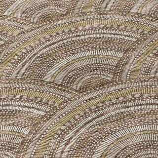 Piper Looms Chantille Circles ACN984 Brown Machine Washable Area Rug Swatch Image