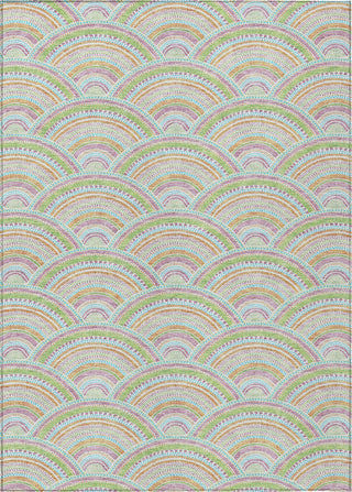 Piper Looms Chantille Circles ACN984 Pearl Machine Washable Area Rug main image