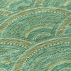Piper Looms Chantille Circles ACN984 Sage Machine Washable Area Rug Swatch Image