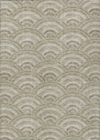 Piper Looms Chantille Circles ACN984 Taupe Machine Washable Area Rug main image